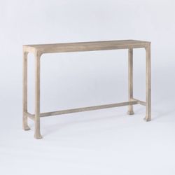Belmont Shore Curved Foot Console table Threshold Designed w/ Studio McGee 