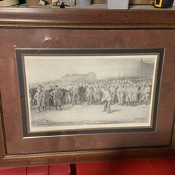 Michael Brown 'Open Golf Championship, St. Andrews, 1895' Presentation Photo - Framed