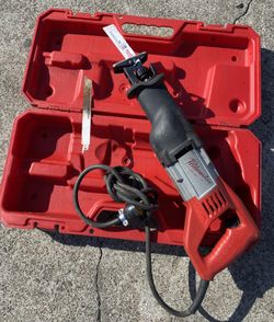 Milwaukee Sawzall and blades