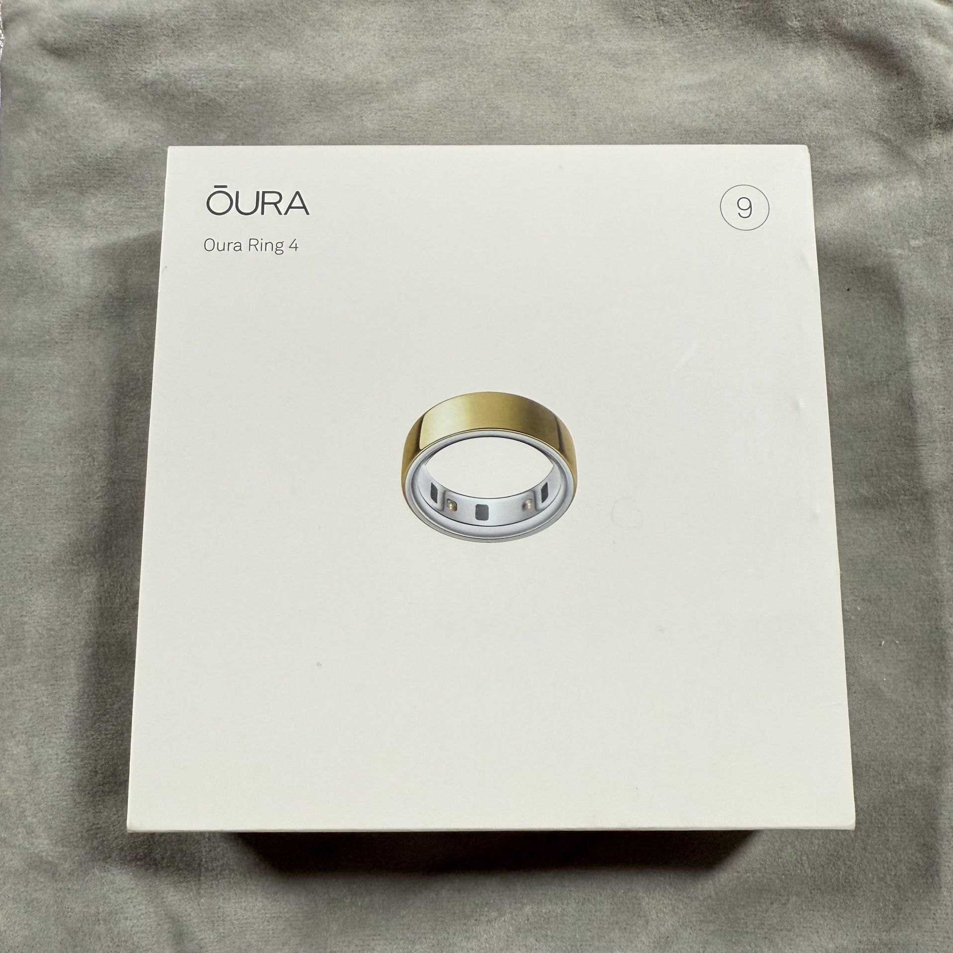 Oura Ring 4 Size 9 In Gold