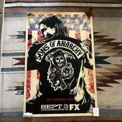 14 FX TV Show Posters 24x36 Lot (Sons of Anarchy, Sunny, Archer, + more)