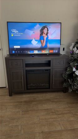 Space heater entertainment center