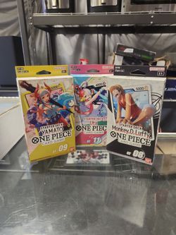 One piece sealed starter decks, $20 each