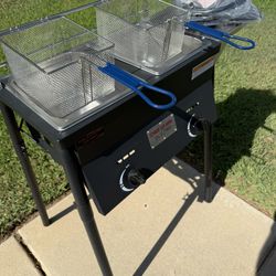 Double Basket Deep Fryer 