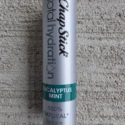 ChapStick Total Hydration Eucalyptus Mint Lip Balm 0.12 oz 100% Natural