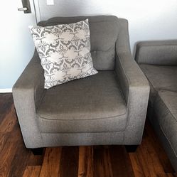 Gray Living Room Chair 