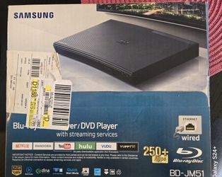 Samsung Blu-ray Disc Player/DVD Player with streaming services 