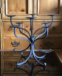 FIRM PRICE. Beautiful vintage rustic candelabras