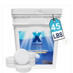45 lbs. 3 in. Pool Chlorinating Individually Wrapped Tablets (Xtreme Clear)