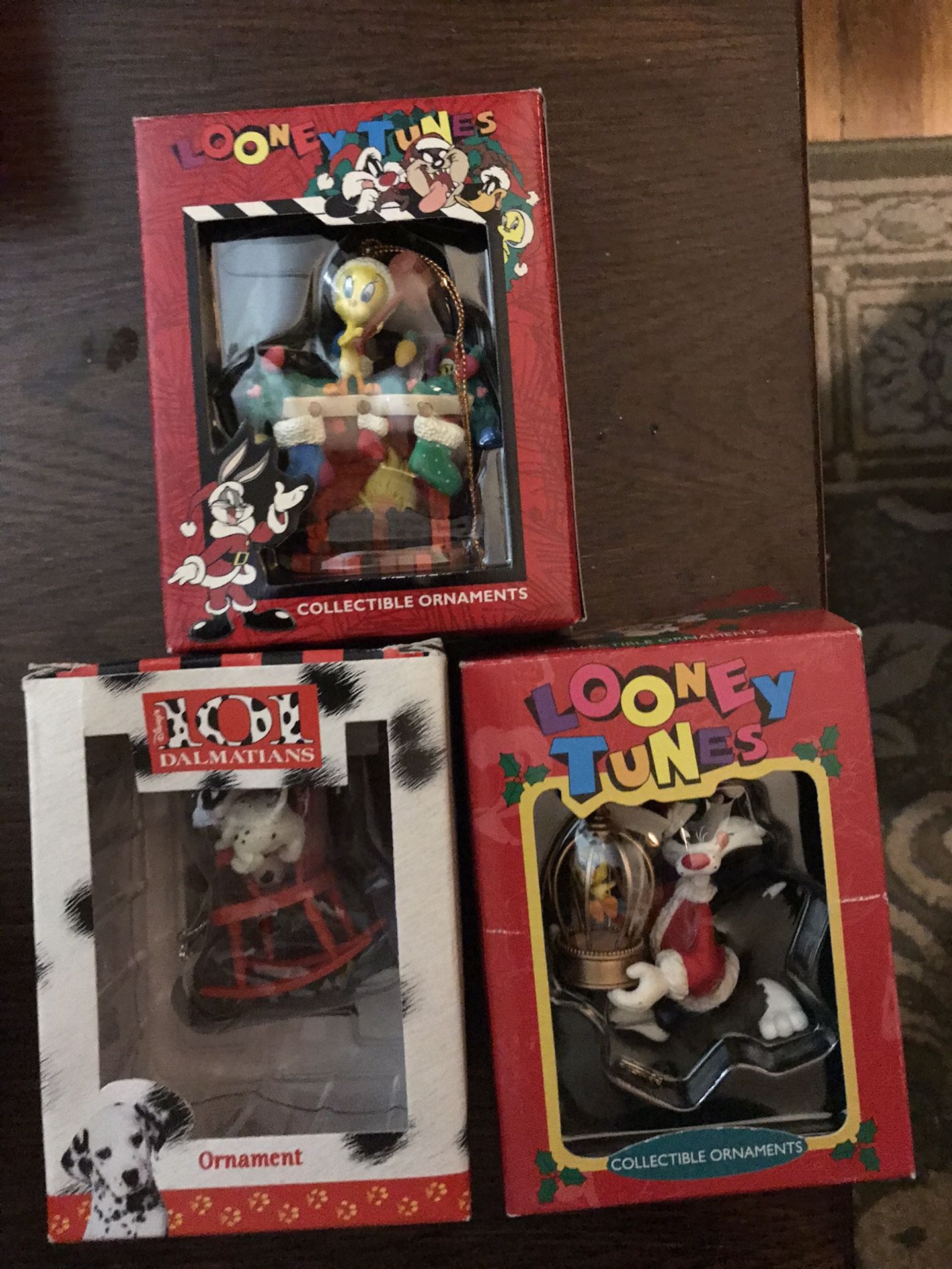 Looney Tunes and Disney assorted ornaments 2.50 each