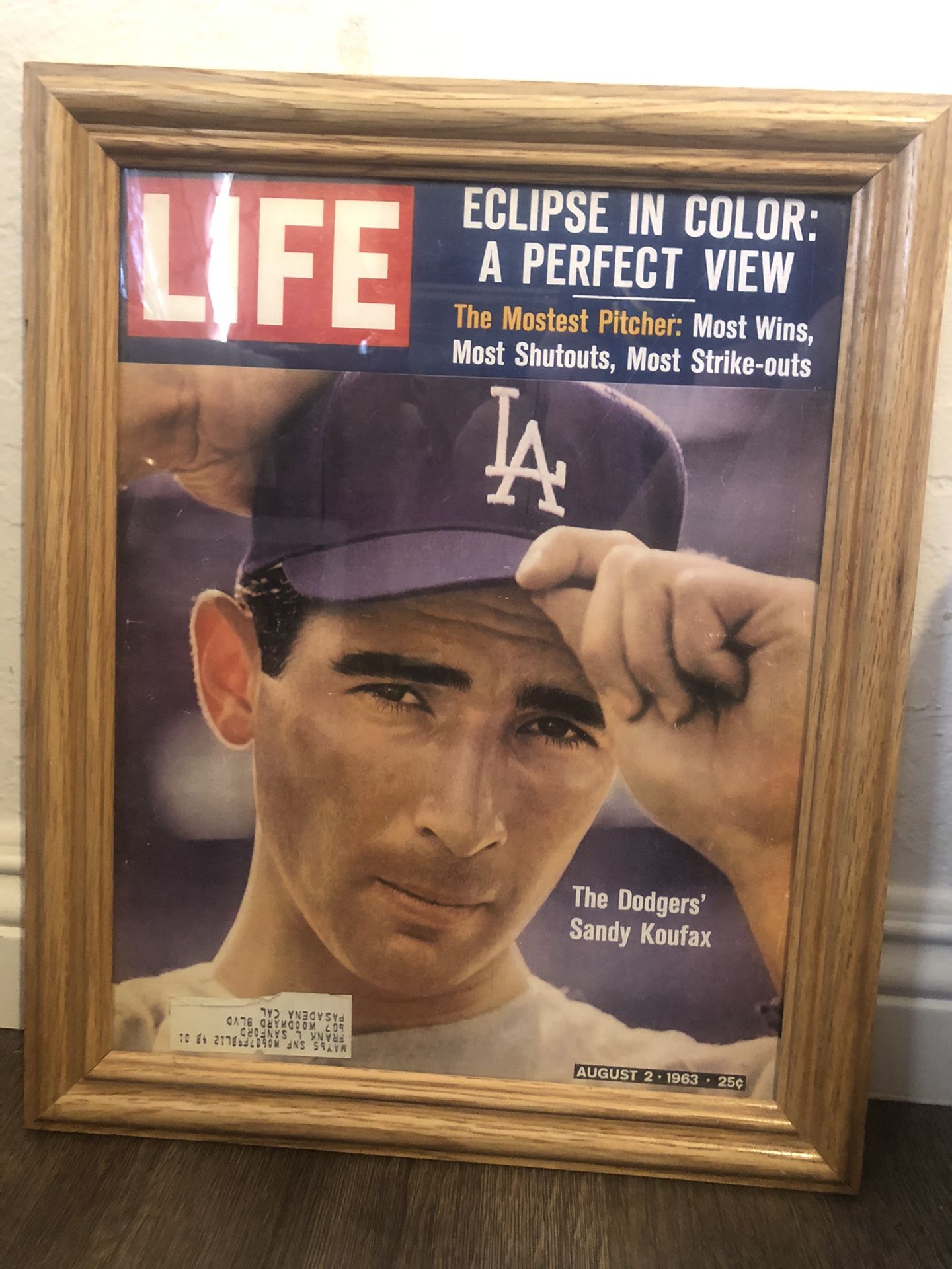 LA Dodgers Frame