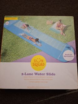 Sun Squad 2-Lane Water Slide 18 ft