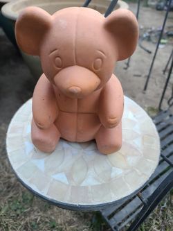 Teddy bear pot