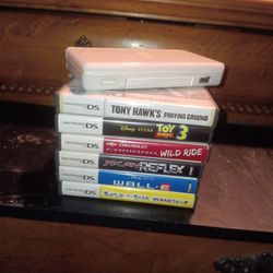 Nintendo Ds W/6 Games 