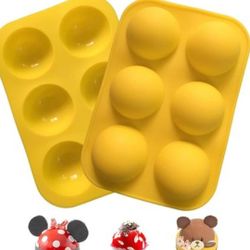 Silicone Mold for Chocolate Bomb, Circle Baking Molds for Making Hot Chocolate Cocoa Bombs