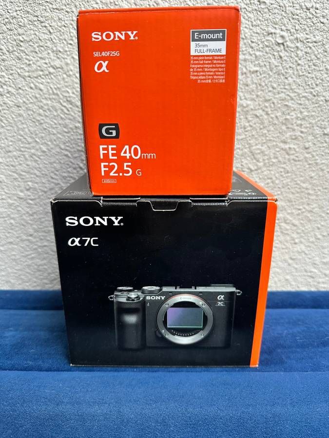 Brand New Sony A7C Full-Frame Mirrorless Camera + Sony 40mm f/2.5 Lens