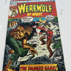 WEREWOLF by NIGHT #4, Marvel Bronze Age 1973, Ploog cover art !!! FN