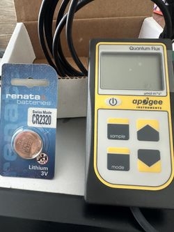 APOGEE INSTRUMENTS FULL SPECTRUM QUANTUM PAR METERMQ-500 LIGHT SENSOR GROW