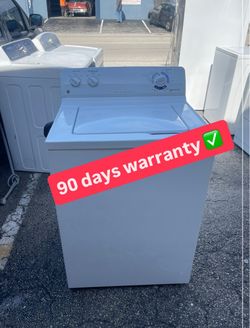 Ge washer 90 days warranty ✅