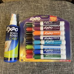 Dry Erase Markers & cleaner