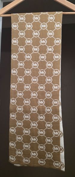 Michael kors tan/cream scarf