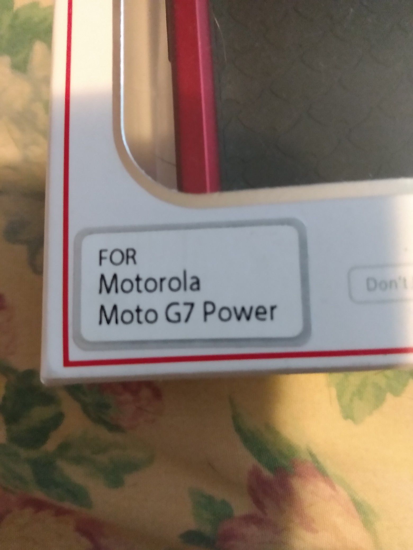 Motorola G7 power case