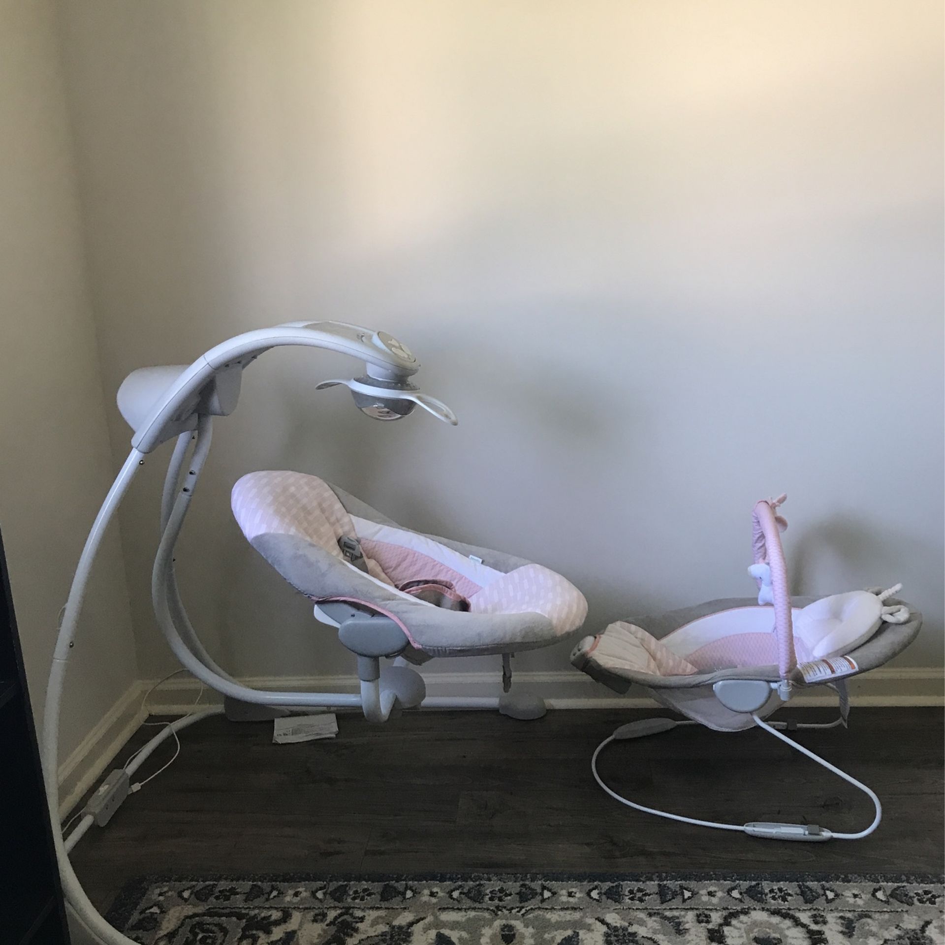 Baby Swing And Bouncer GENTLY USED