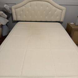 Full Size Mattress With Bed Frame & Headboard