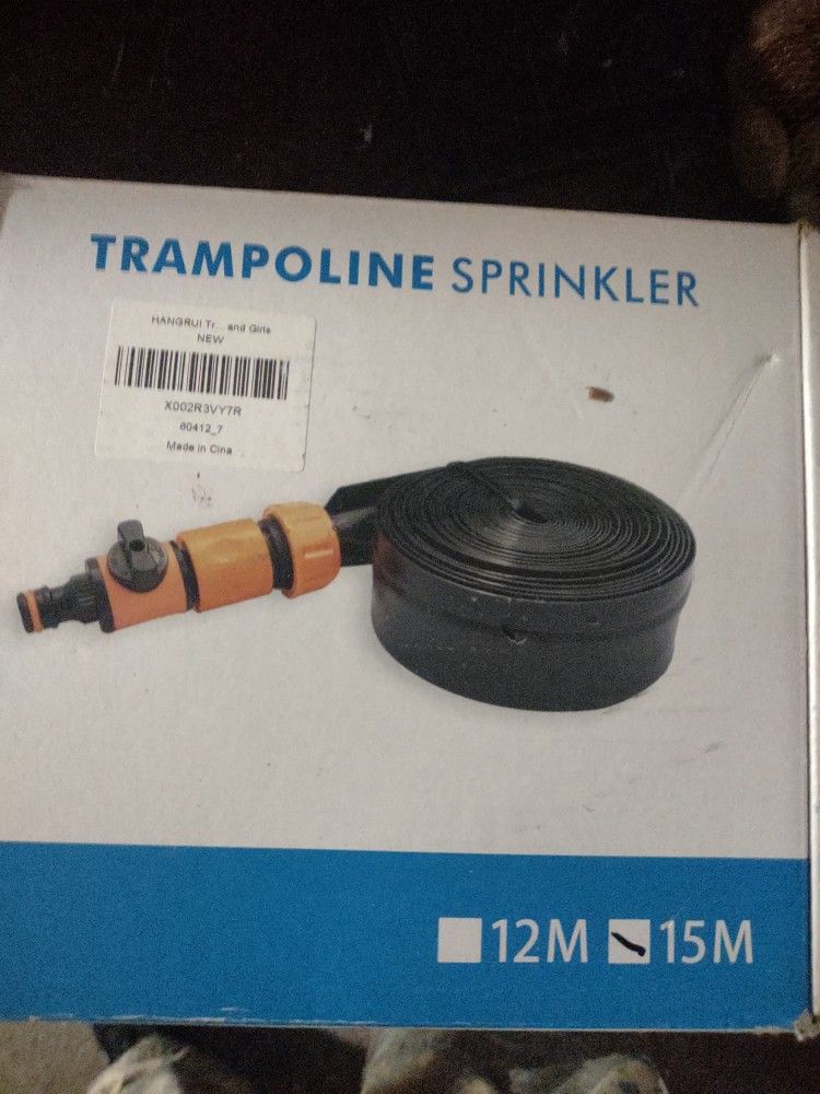 Trampoline Sprinkler/A Must Have