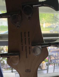 Mitchell bass with fender rumble 25 amp