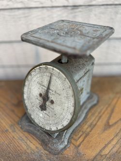 VINTAGE COLUMBIA FAMILY SCALE - 24 POUNDS BY OUNCES 
