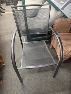 Used Heavy Duty Outdoor Patio Chair Metal
