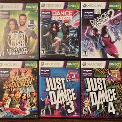 6 Xbox 360 Games - Used