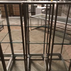 Metal Glass Shelving
