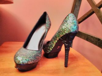 Glitter Pumps