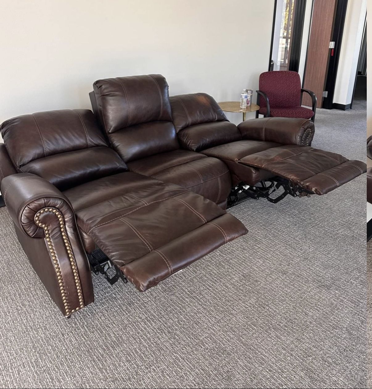 Recliner Leather Sofa