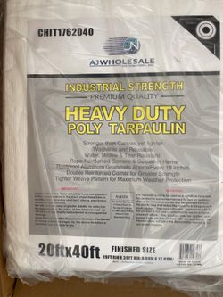 Lona heavy dury  20 x 40 ft.