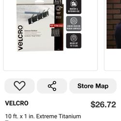 Velcro 10ft. X 1 In. Extreme Titanium Tape
