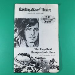 1973 Engelbert Humperdinck Program Oakdale Musical Theatre Wallingford +Bonus