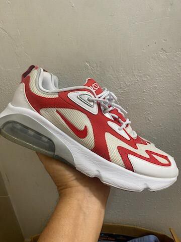 Air Max 200 Men's Running Shoes Size 10.5 University Red, 