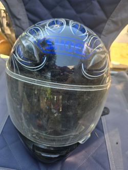 Shoei motorcycle helmet