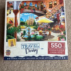 550 Pieces Barcelona Themed Jigsaw Puzzle