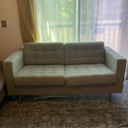 Teal Loveseat