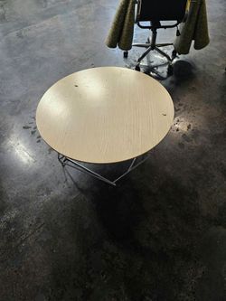 Wood coffee table