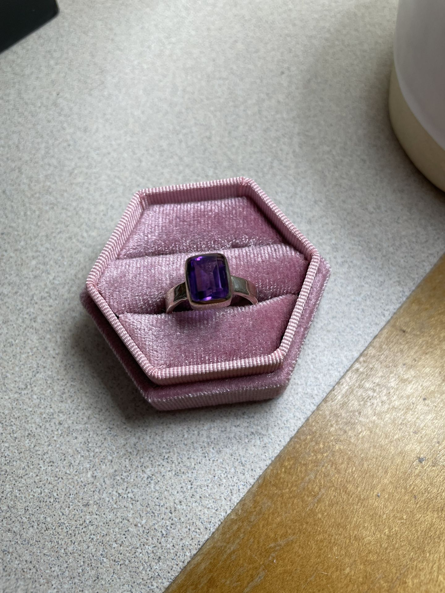 Silver Amethyst Ring