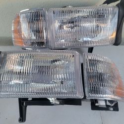 94-01 Dodge Ram Headlights Luces Micas Calaveras Faros Faroles Focos 