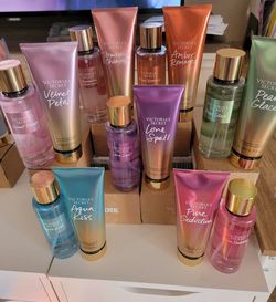 Victoria Secret Body Sprays And Lotions 
