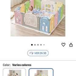 New corral Plegable/ Foldable play Pen