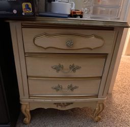 Vintage 2 Drawer Night Stand