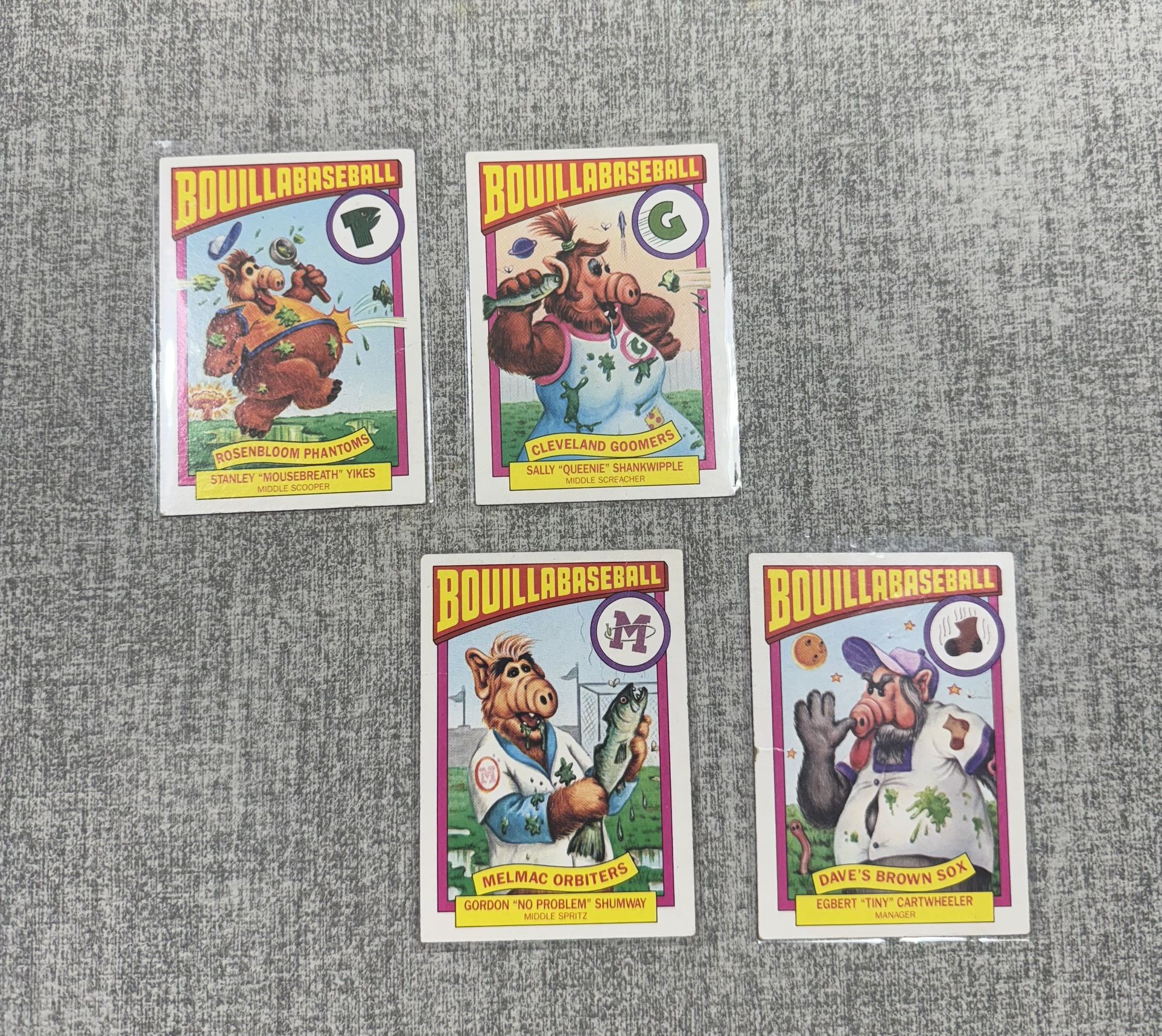 1987 Vintage Bouillabaseball Cards